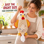 🧶 Cute Animal Bag Holder Crochet DIY Kit | Hanging Storage Craft